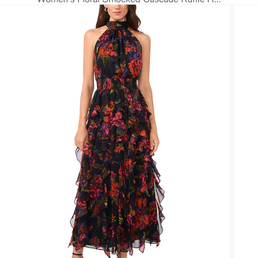 1. State Vibrant Floral Maxi Dress